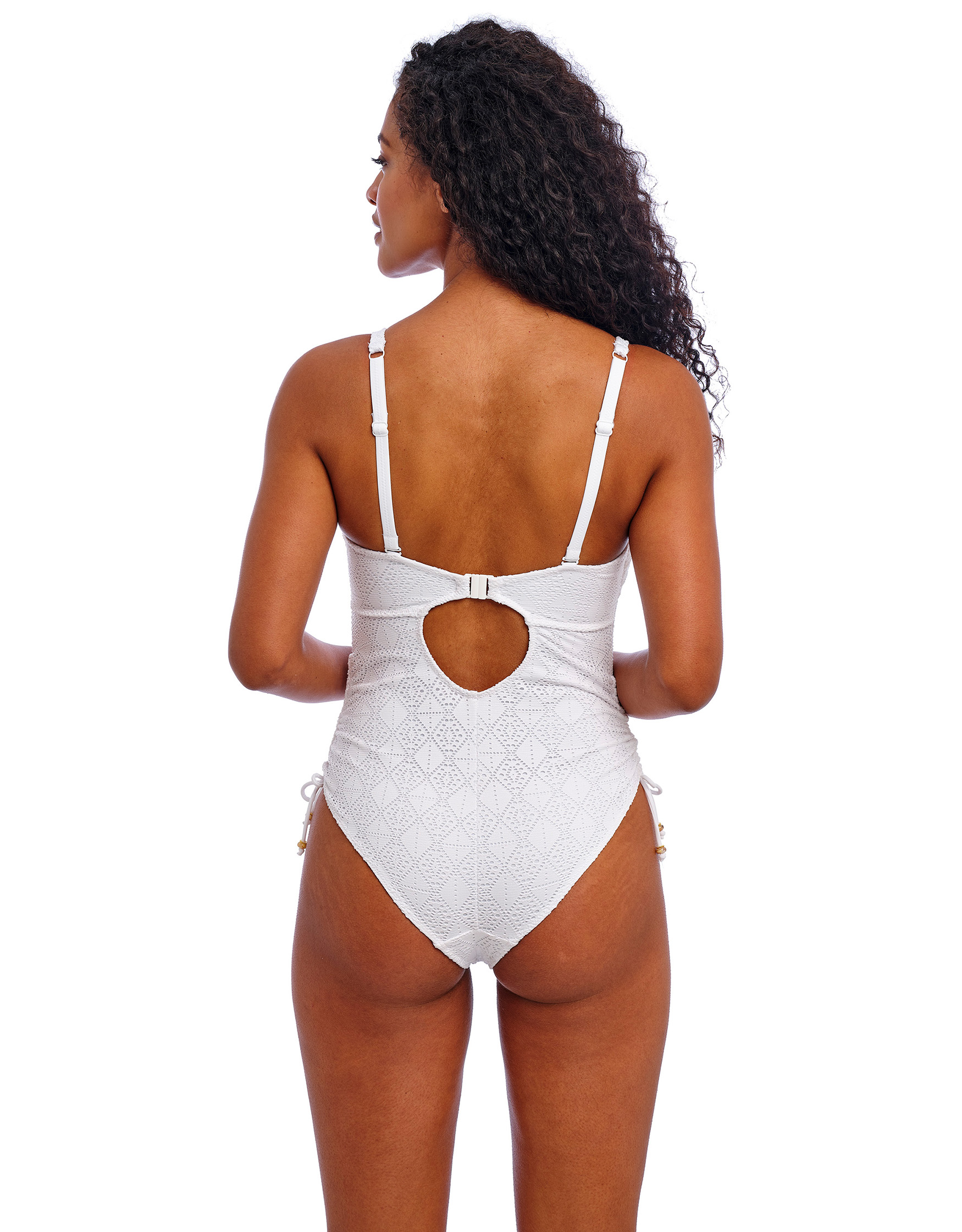 Nomad Nights One-Piece Swimsuit by Freya | White | Balconette