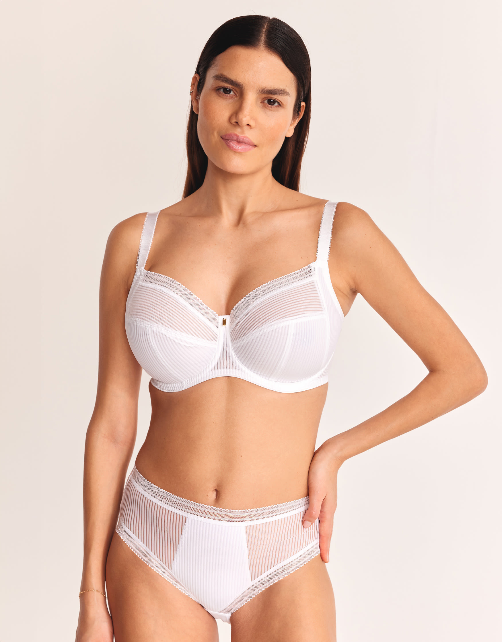 Fantasie Fusion Underwired Full Cup Side Support Bra (White) – Envie