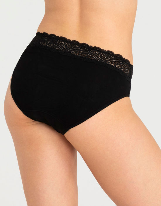 Period Panty Brief Period Underwear black lace shop online