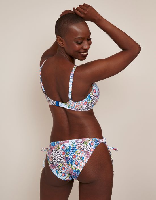 Boho Breeze Bikini Top by Freya, Multi Print, Plunge Bikini