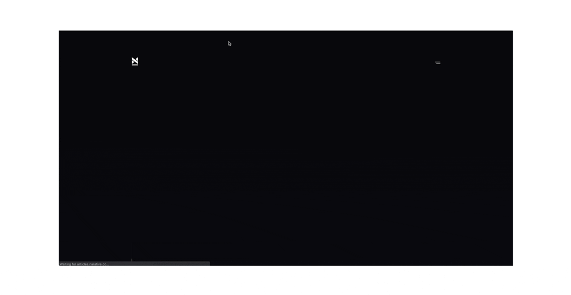 The animation in motion. (Currently works best in Chrome, but we’re working to bring the full functionality to other browsers ASAP.)
