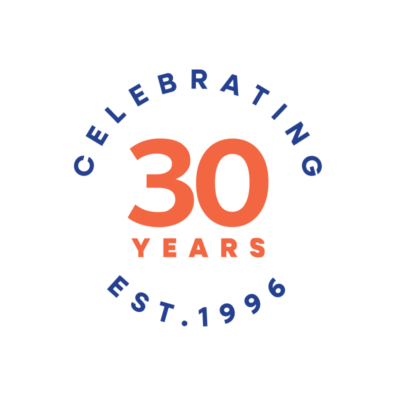30 years anniversary mark 