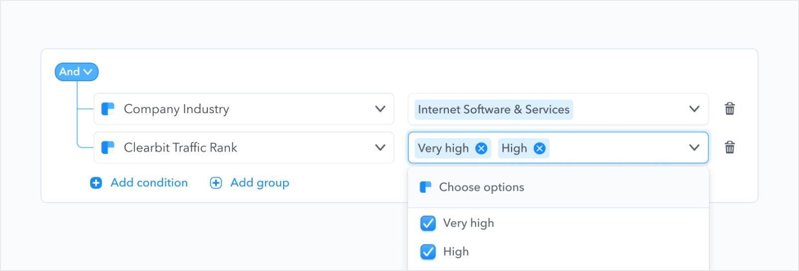 Clearbit Traffic Rank available now