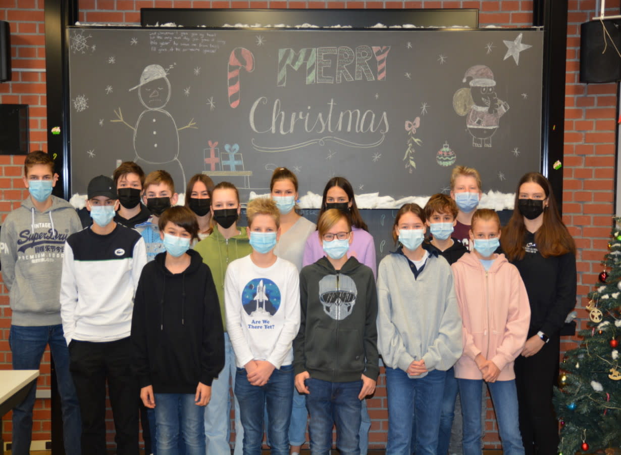 Die 3. Klasse des Gymnasiums unterstützt das Nothilfeprogramm von SOS-Kinderdorf