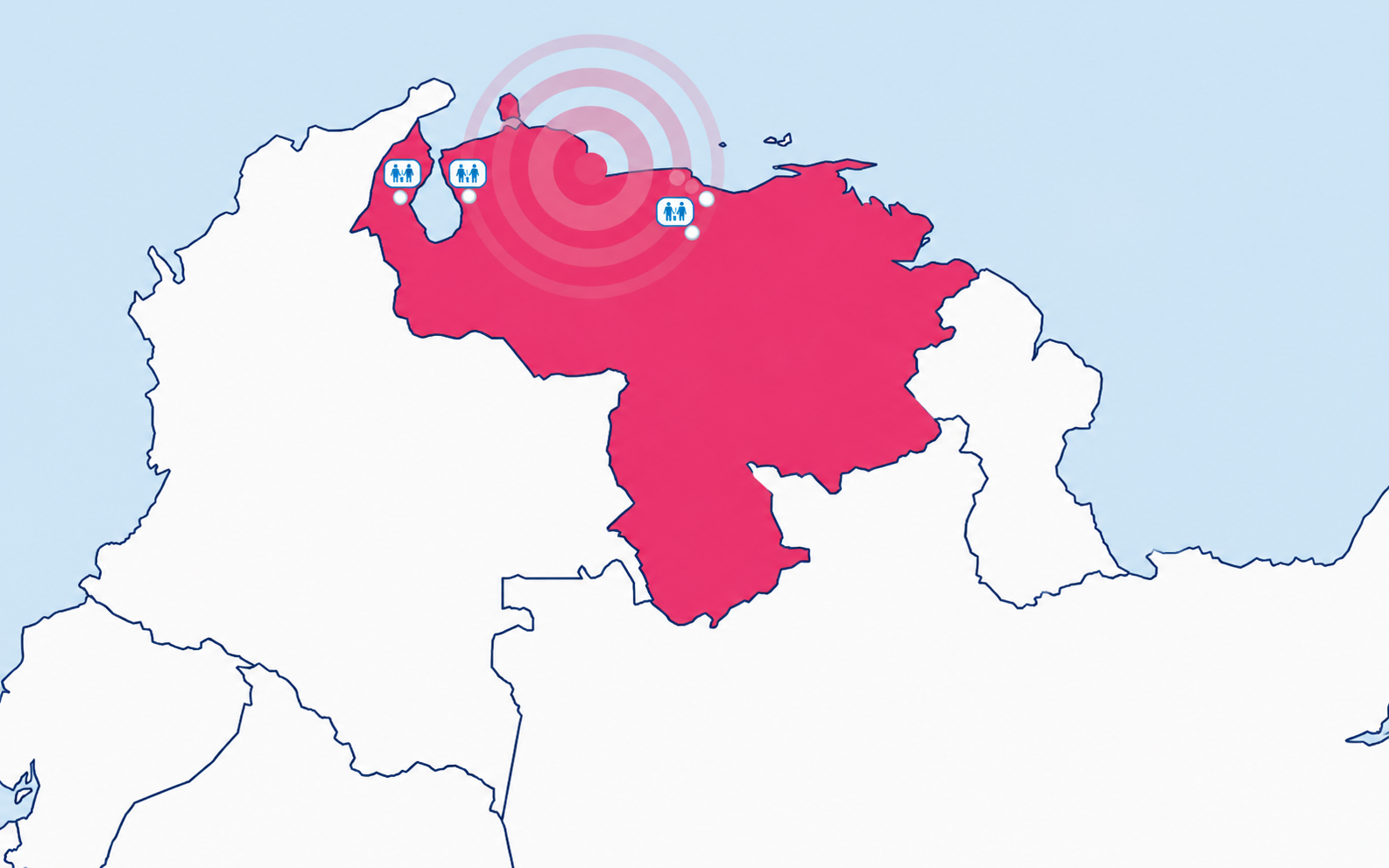 Karte Erdbeben Venezuela