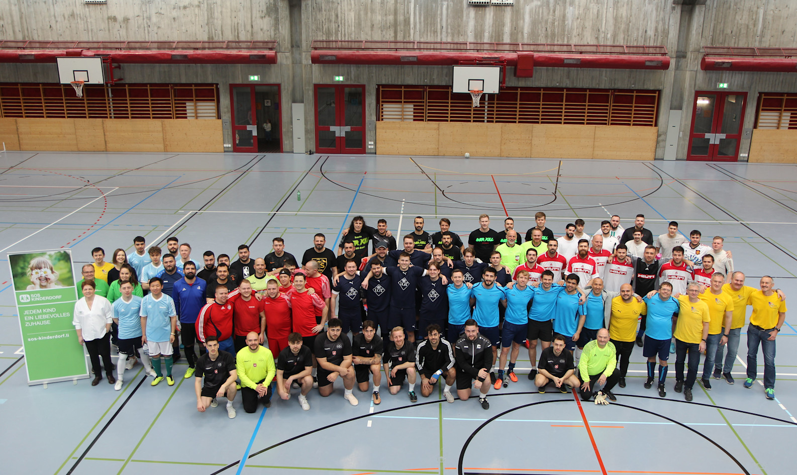 Charity football tournament for SOS Children's Village Liechtenstein in Eschen 