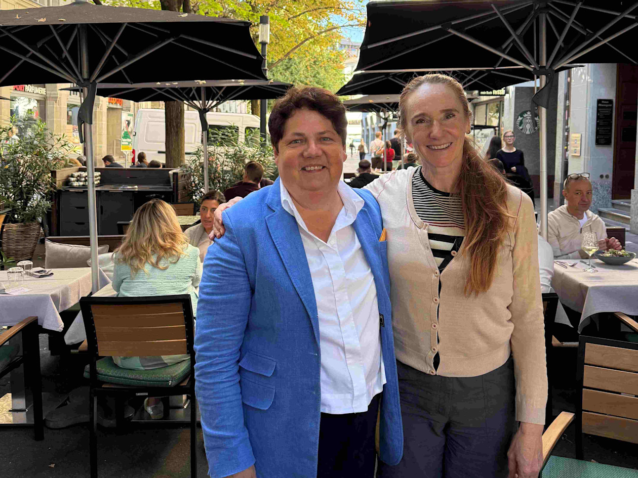 Magdalena Frommelt und Corinne Bühler in Zürich