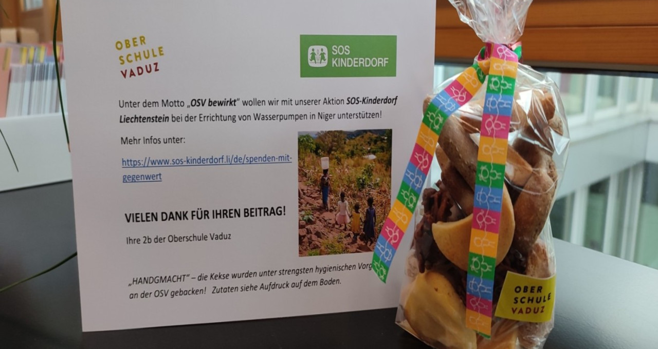 Krömleaktion der Oberschule Vaduz zugunsten SOS-Kinderdorf Liechtenstein
