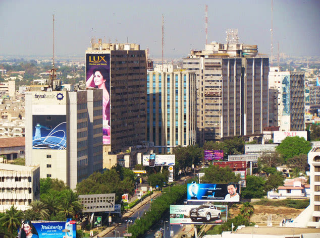 Karachi skyline