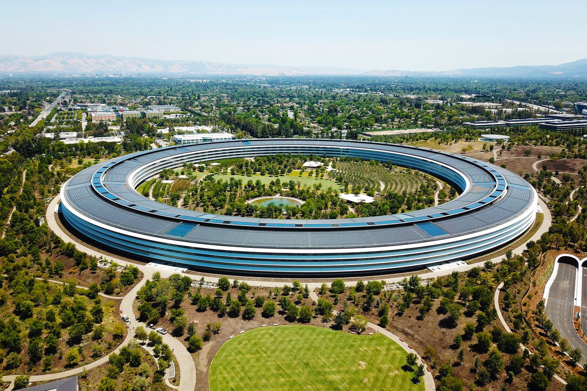 Apple Inc new campus in Cuppertino