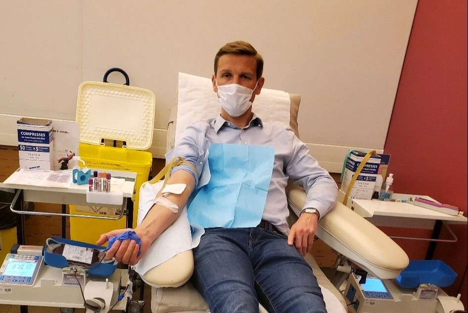 Sylvain Blood Donation
