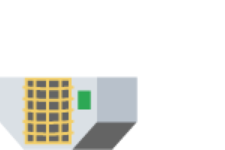 illustration of a air cargo container