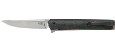 CEO black folding knife with liner lock
