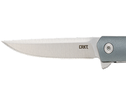  Navaja plegable con botón de apertura rápida Columbia River  Knife and Tool 5102N CRKT con cordón, plateado : Herramientas y Mejoras del  Hogar
