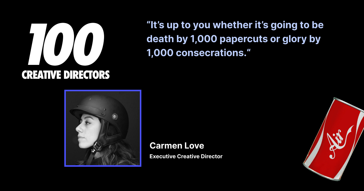 Carmen Love uses creativity to make a positive impact in the world