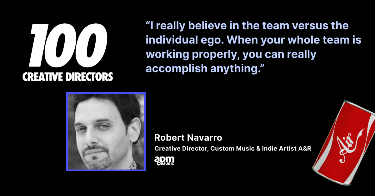 APM Music s Robert Navarro on giving clients the music they asked