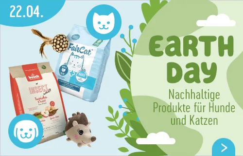 Earth Day - nachhaltige Haustierprodukte zu TOP-Preisen