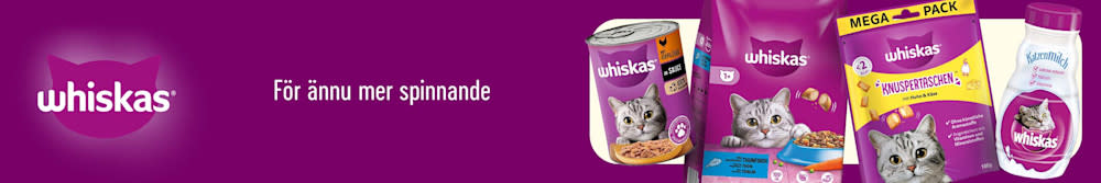 Whiskas. För ännu mer spinnande.