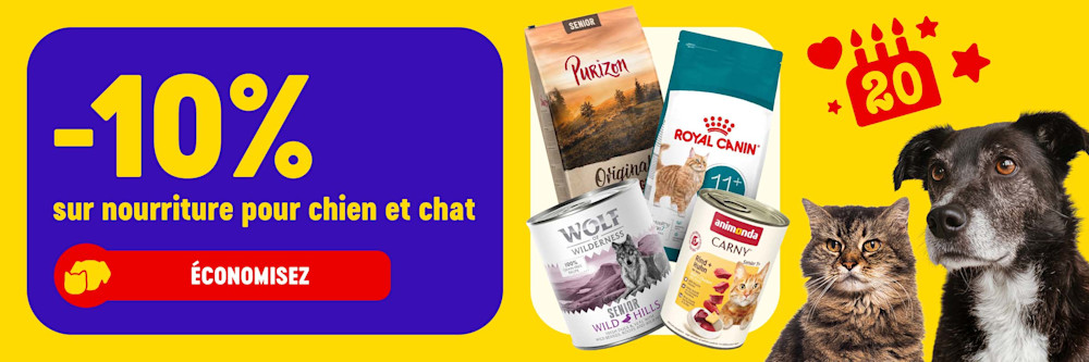 bitiba.fr - 10% Alimentation pour chiens/chats âgés Chie+Cha