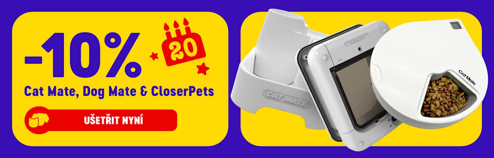 -10% Cat Mate, Dog Mate a Closer Pets Ušetřit nyní