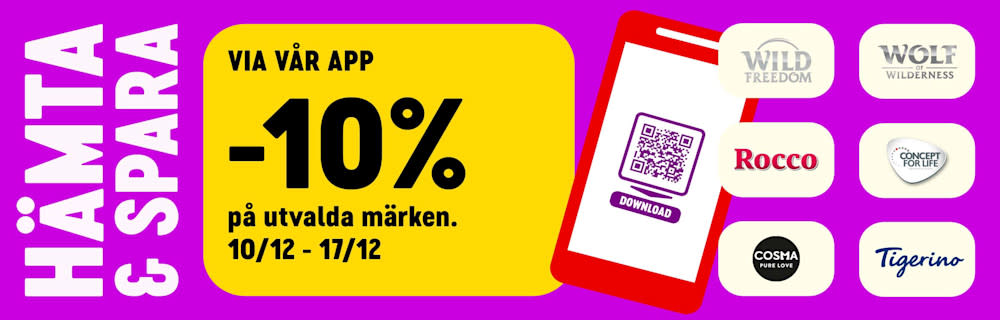 10% på utvalda märken