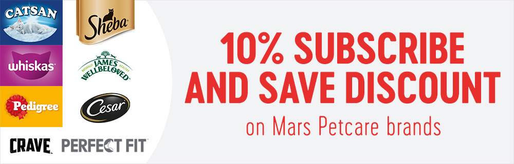 10% Subscribe and Save on Mars Brands