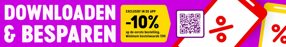 Exclusief in de app: 10% korting op je eerste bestelling! Voer simpelweg de code APP-10 in bij het afrekenen. Download de app nu en bespaar!