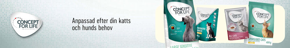 Concept for Life. Anpassad efter din katts och hunds behov.