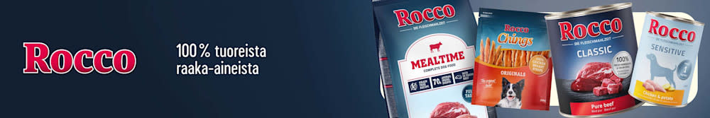Rocco. 100% tuoreista raaka-aineista.