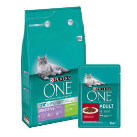 Purina ONE Trocken- & Nassfutter für Katzen 