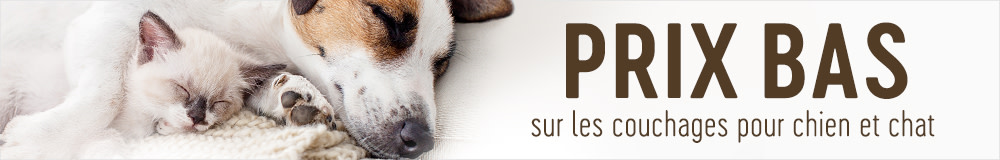 Prix bas sur les couchages pour chien et chat