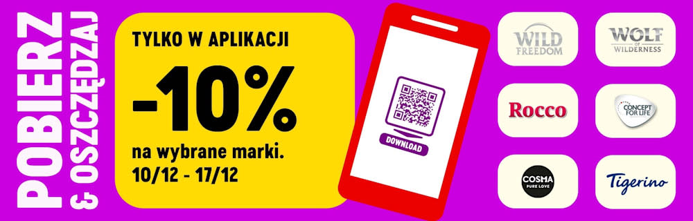 10% rabatu na wybrane marki w aplikacji bitiba