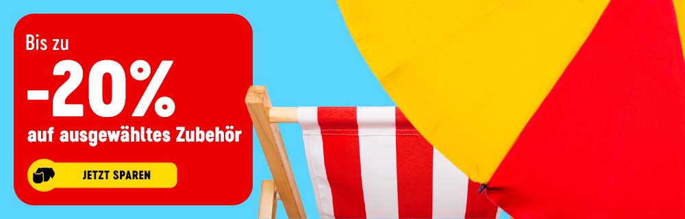 Bis zu -20% auf ausgewähltes Zubehör! Jetzt sparen!