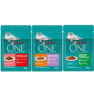 Purina ONE Nassfutter für Katzen zu TOP-Preisen!