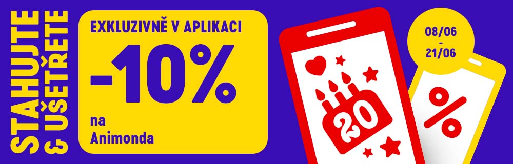 Stahujte a ušetřete Exkluzivně v aplikaci -10% na Animonda 08/06 - 21/06