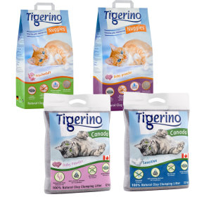 Litière agglomérante Tigerino pour chat