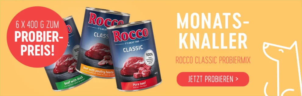 Jetzt sichern: Rocco Classic Probiermix 6 x 400 g - nur für kurze Zeit