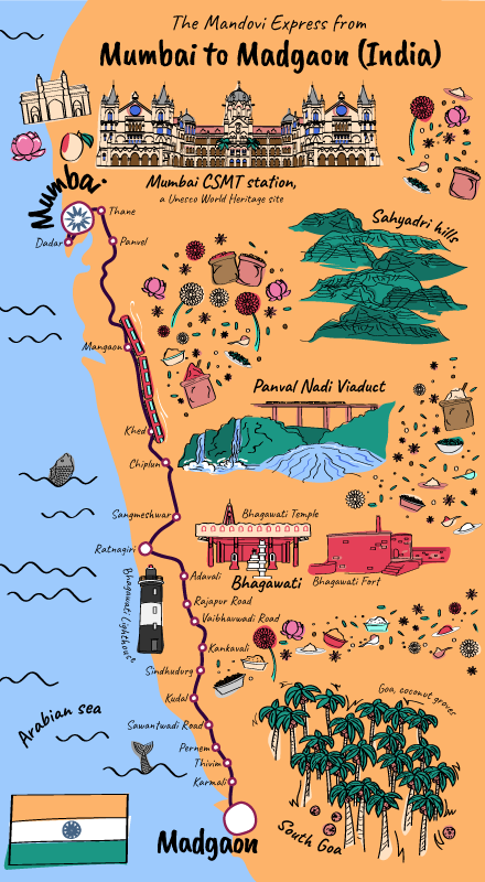 India railway map