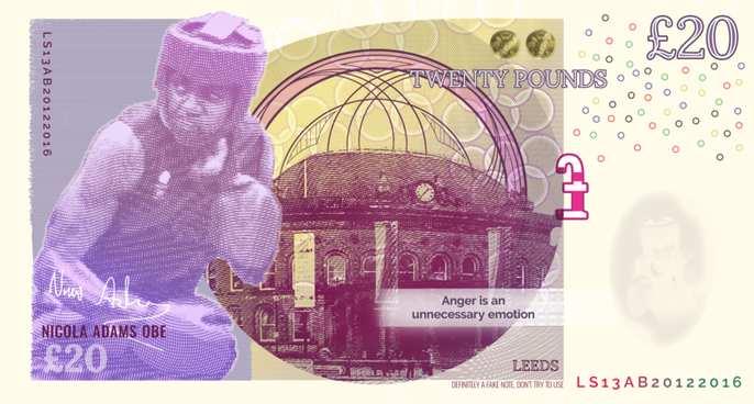Nicola Adams - Leeds Bank Note