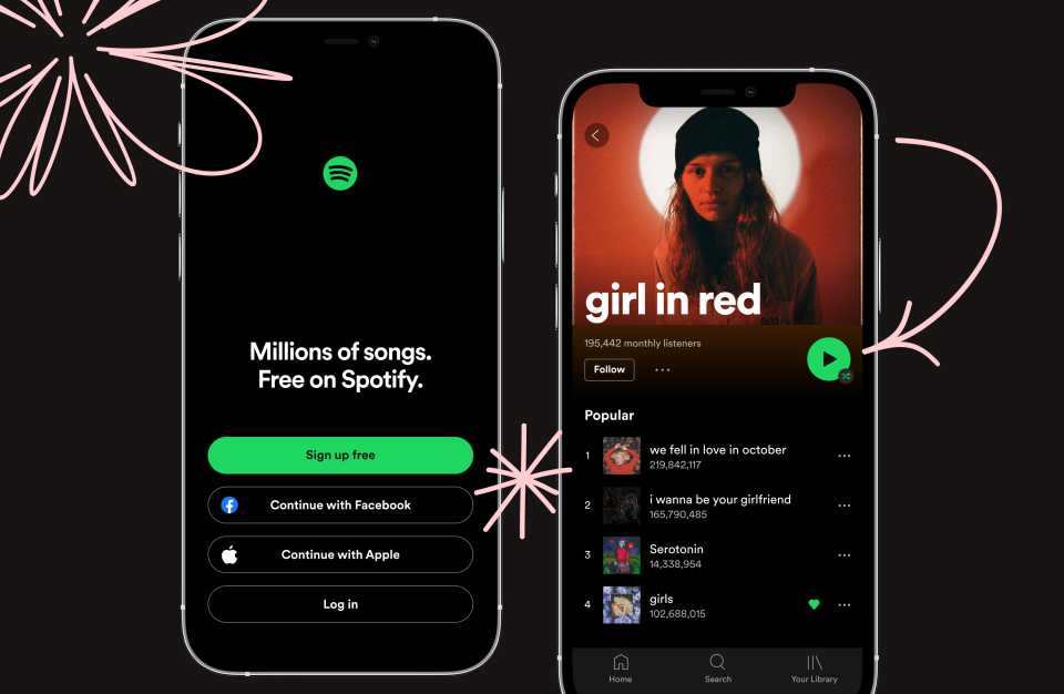 Spotify Mobile Web Player — Alexandria Goree