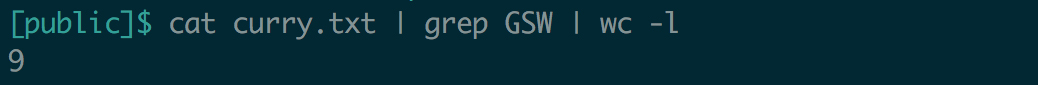 Grep Wc