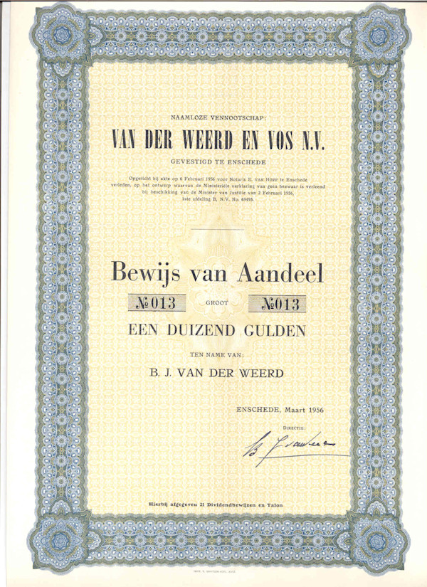 1956 aandeel NV