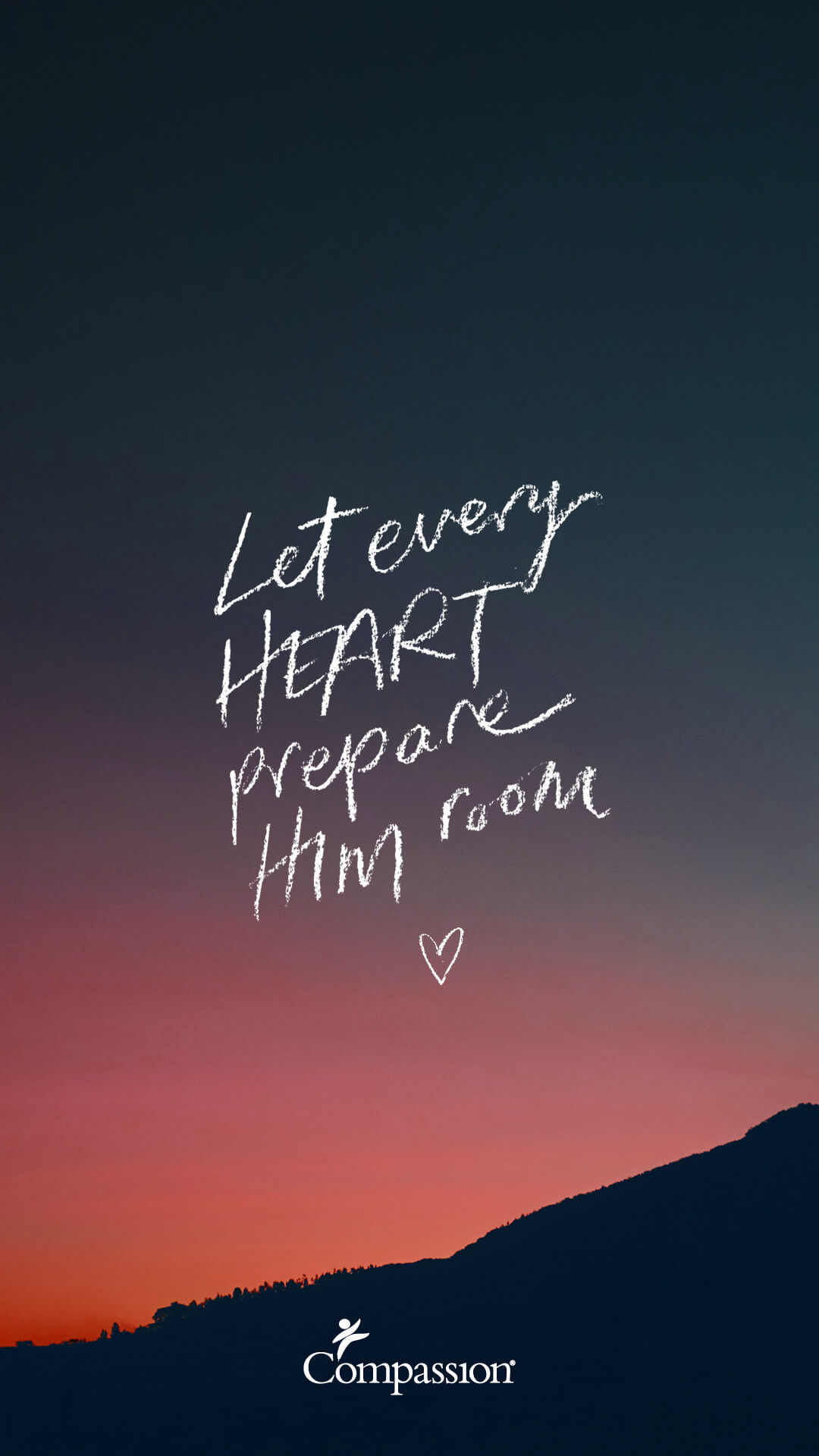 Let every heart prepare Him room 