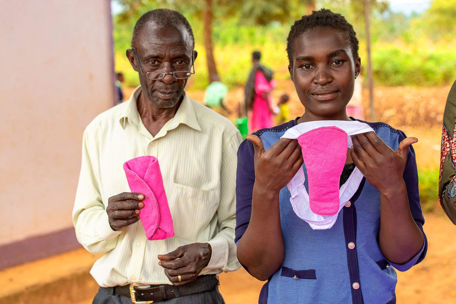 In Uganda, a pack of sanitary pads costs roughly A