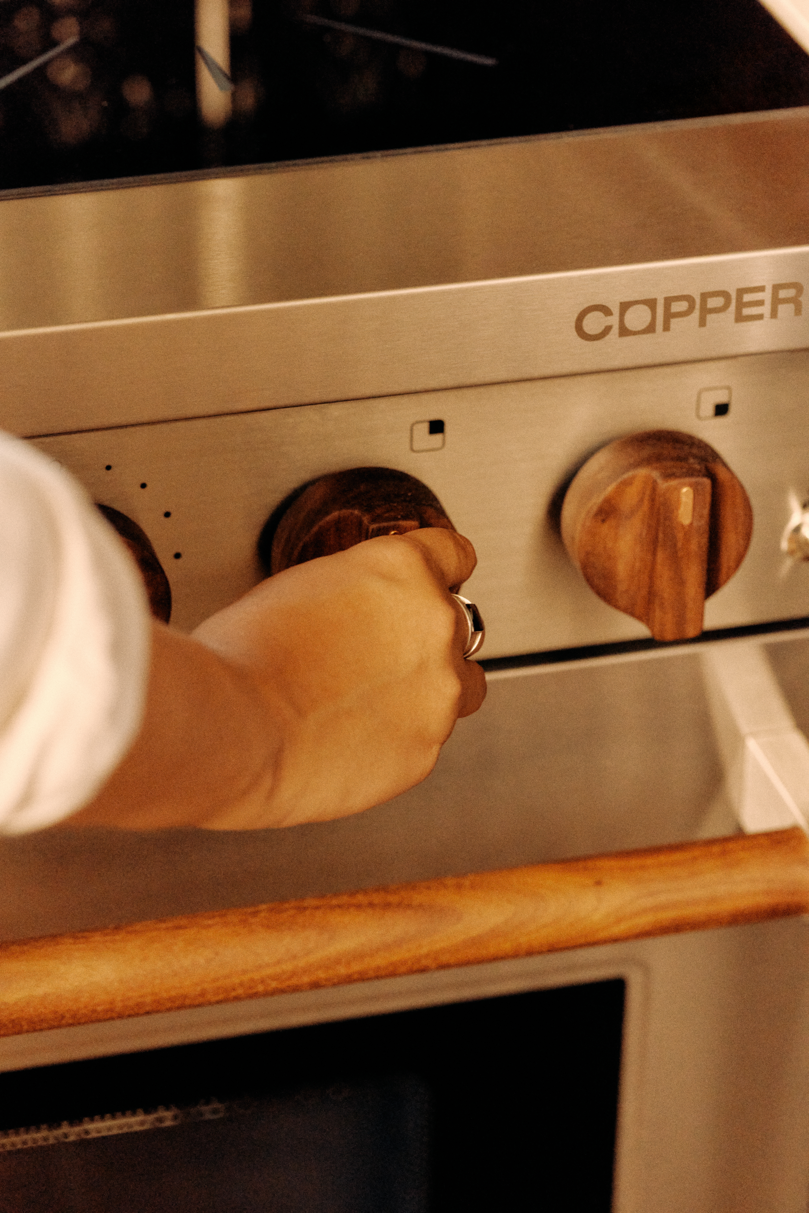 copper knobs