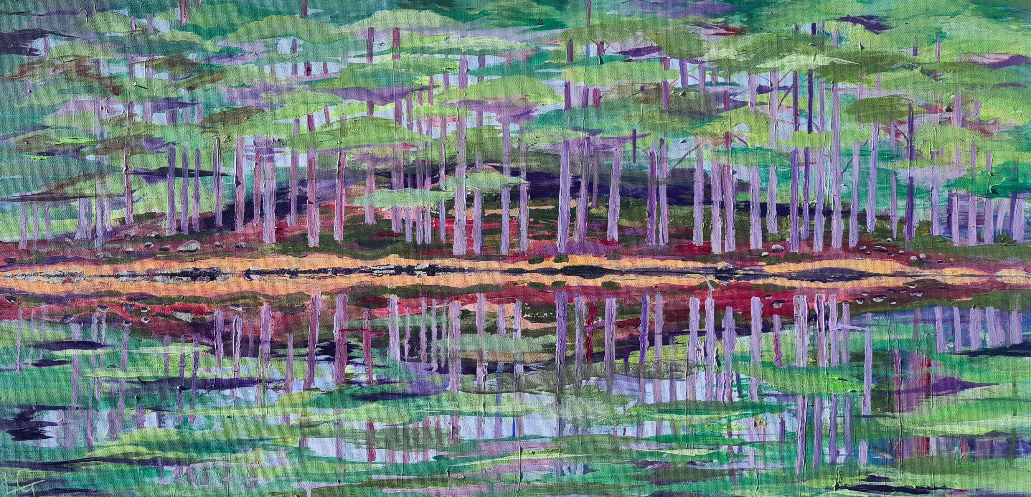 Tapestry - Pines Reflected - Loch an Eilean