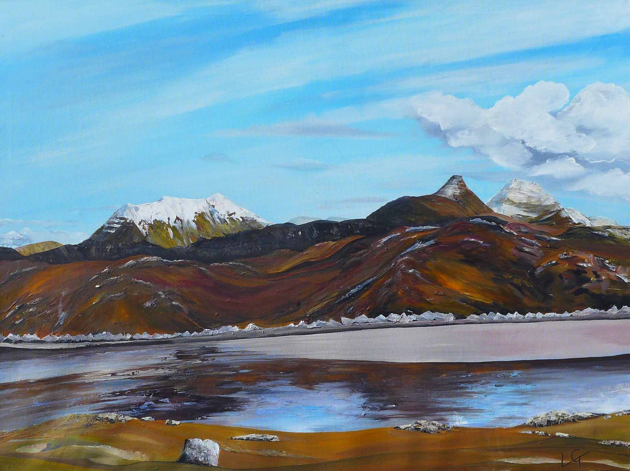 Cul Mor and Stac Pollaidh across Achnahaird Bay