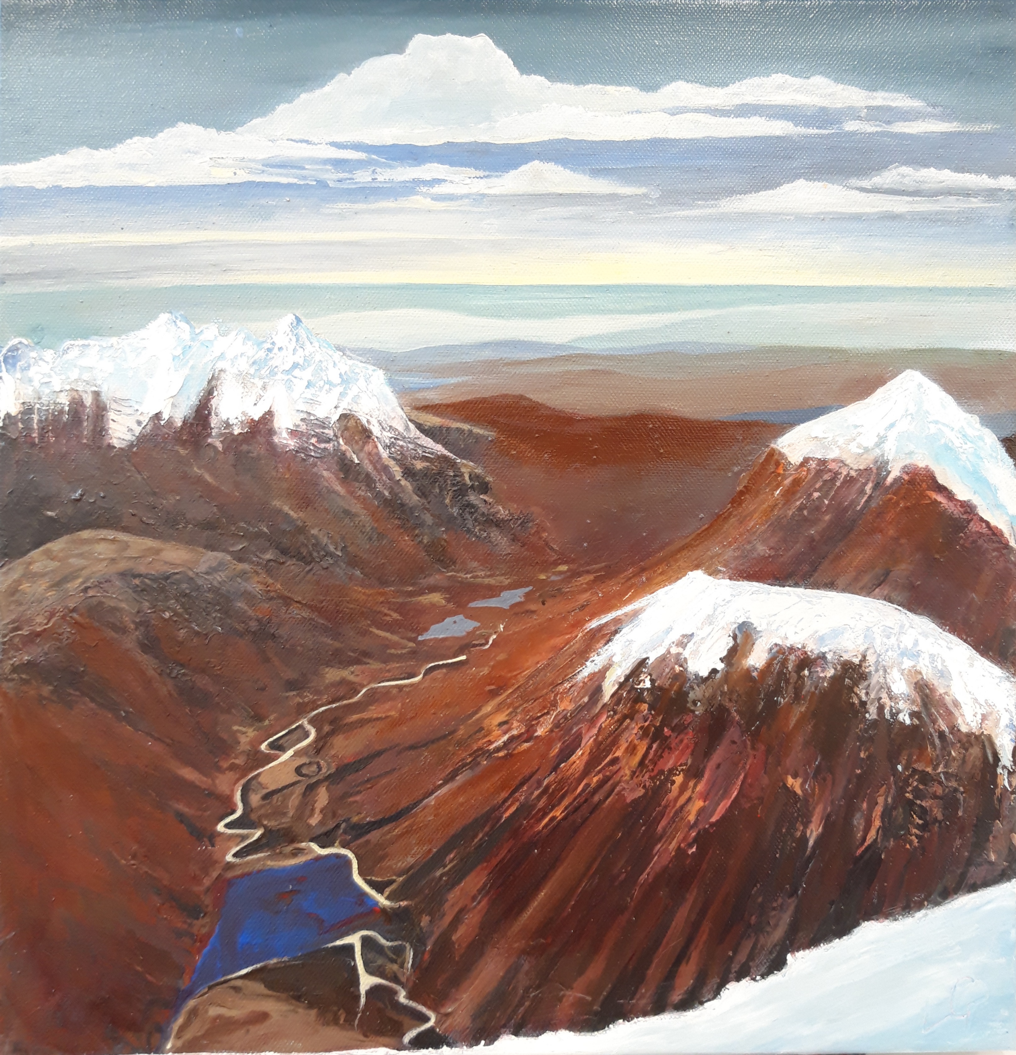 Red Cuillins from Blabheinn II