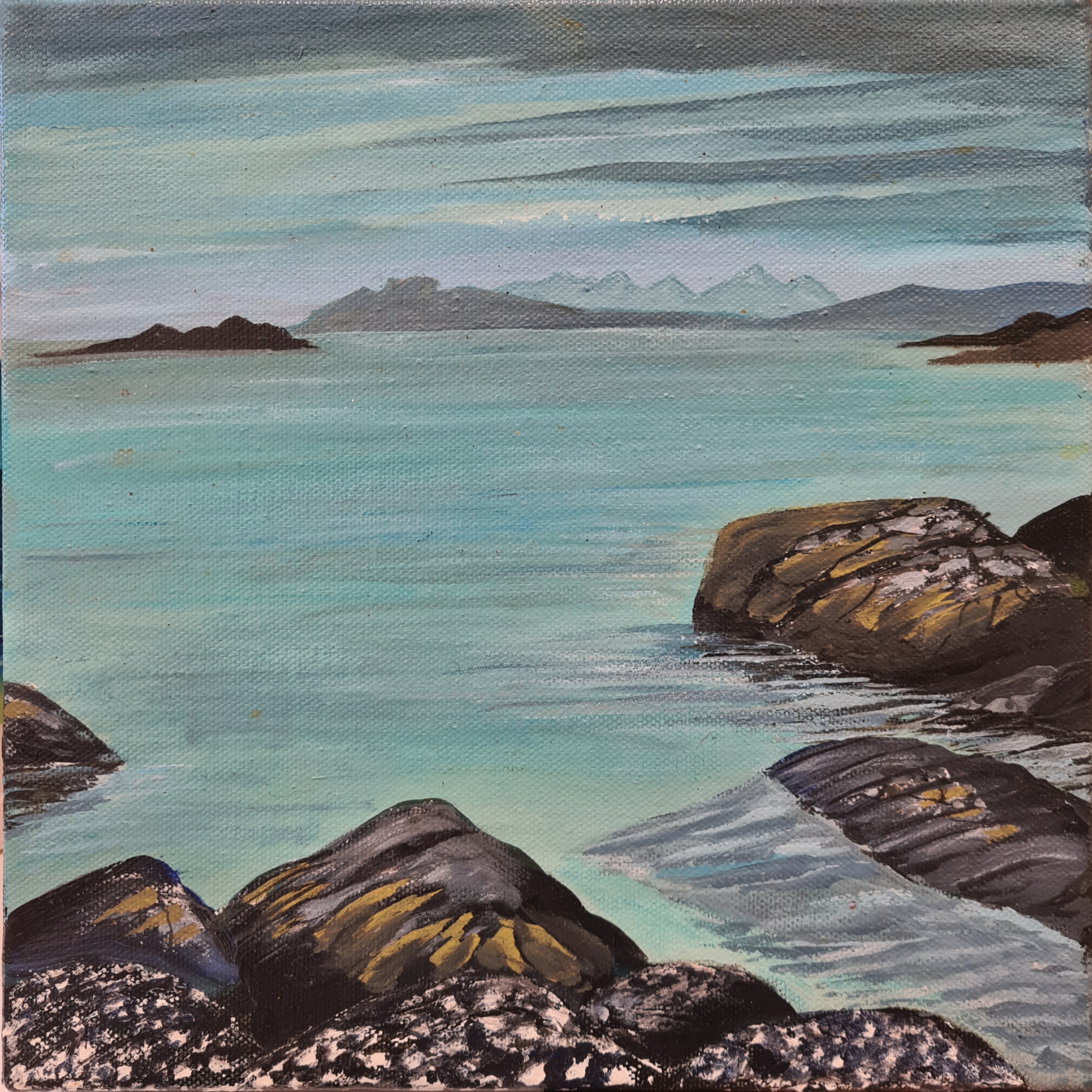 Across to Rhum from Ardtoe