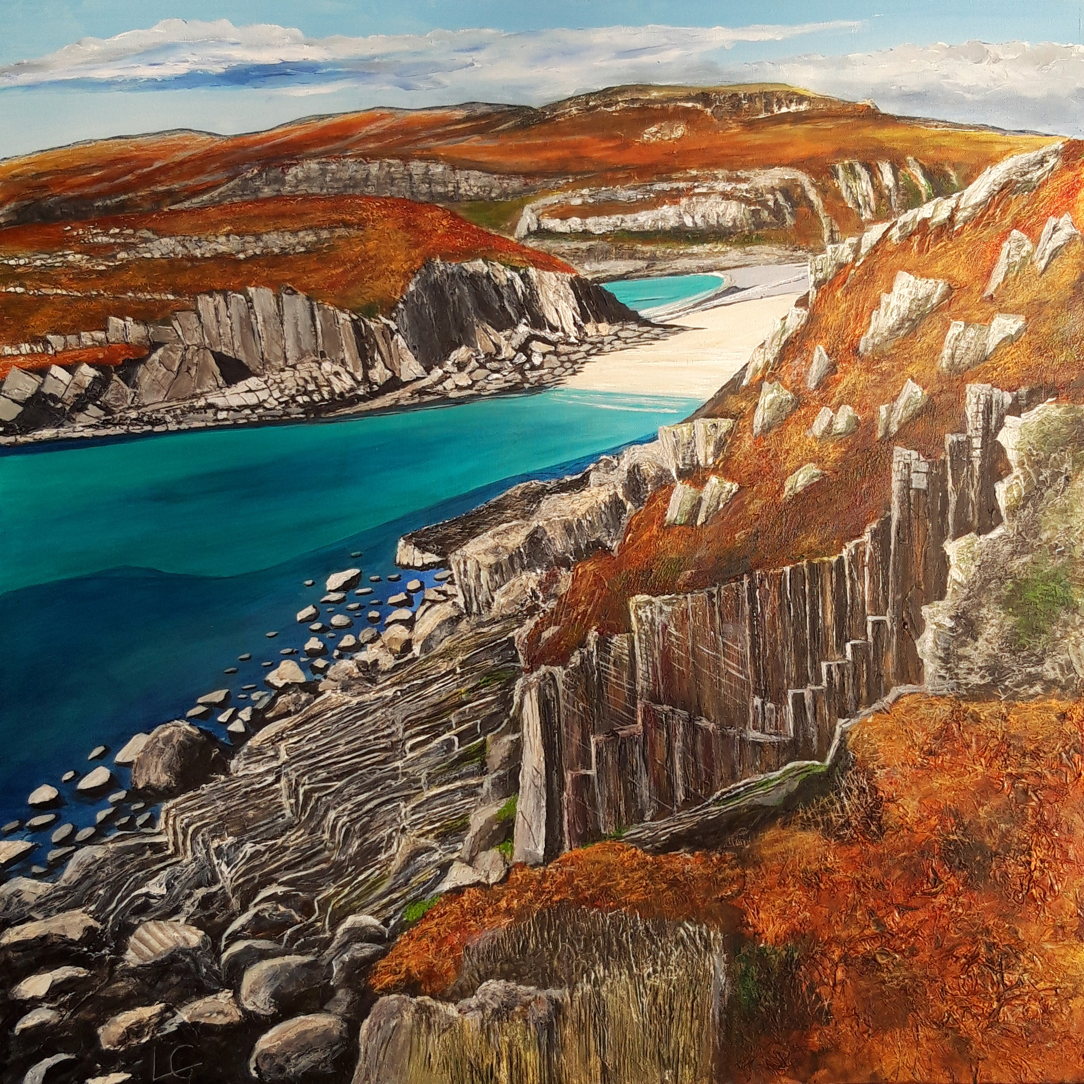 Autumn at Scoor Beach - Ross of Mull